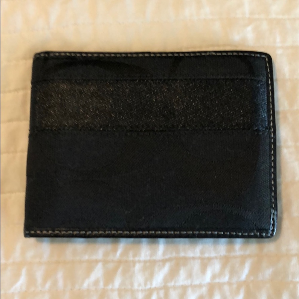 Black Coach wallet
